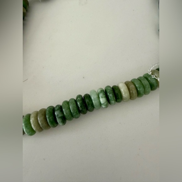 Free People Orion Stone Choker - Green Aventurine - Picture 3 of 11